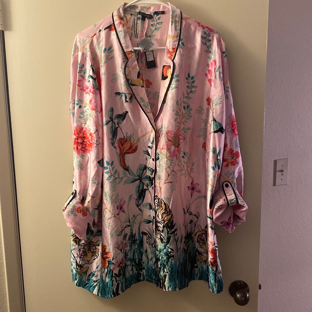 Satin Sleep Pajama Top
